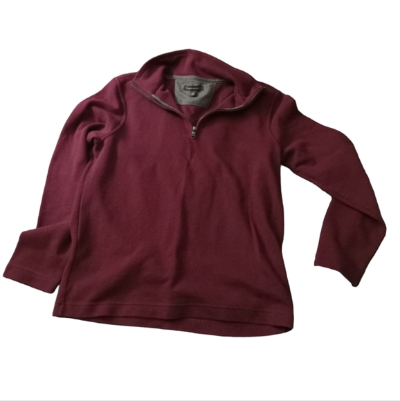 Banana Republic front zip long sleeve collared pullover. - Picture 1 of 4